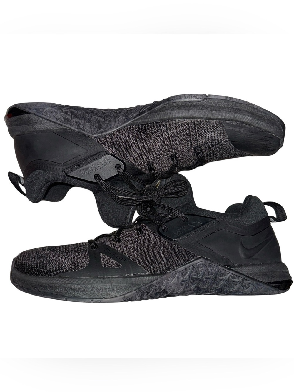 Nike Metcon Flyknit 3 — All Black Low-Profile Training Sneakers